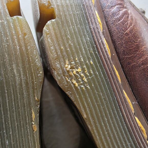 Dr. Martens 8542 Brown Leather Boots Made in England Chunky Workwear Gorpcore W6 - Picture 13 of 13